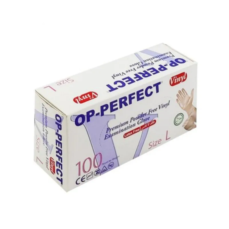 دستکش وینیل op perfect (بسته 100 عددی) gallery2