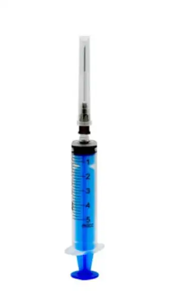 سرنگ 5 سی سی پیستون دار لوئر اسلیپ وی مد V-Med (بسته 100 عددی)